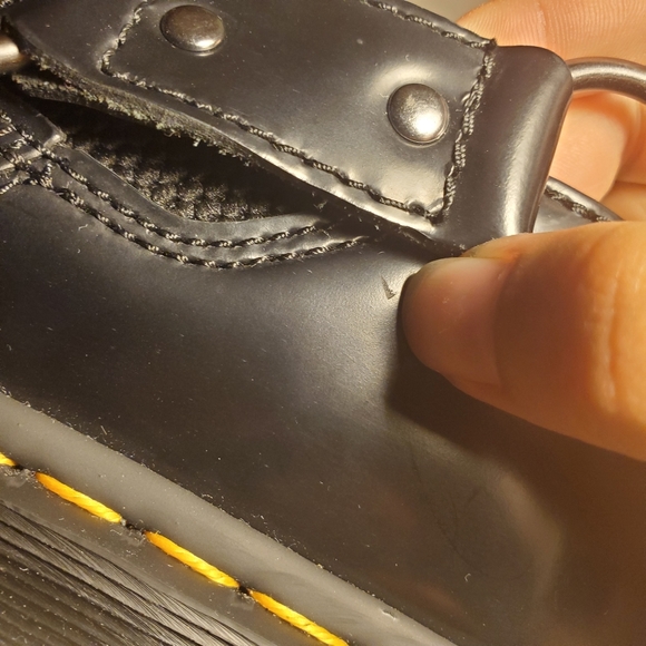 Dr Martens Gilbey Black Polished Smooth Slip On - Picture 7 of 9